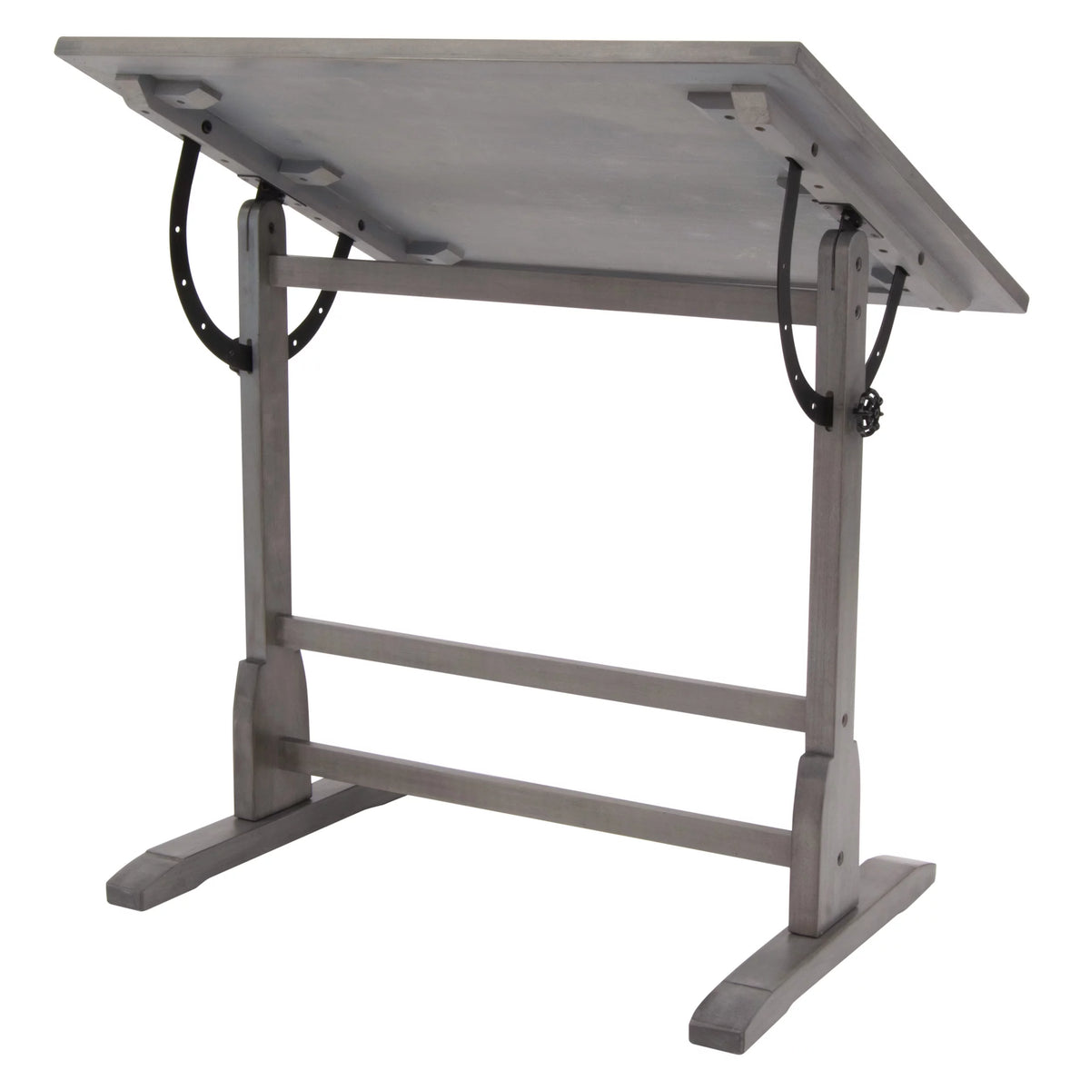 Solid Wood Drawing Drafting Table with 36" x 24" Angle Adjustable Top Q2316