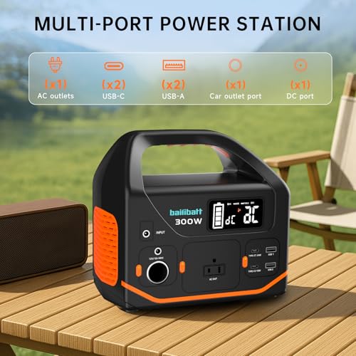 300W 266wh Lithium Portable Power Station with 120V AC Outlet V5405