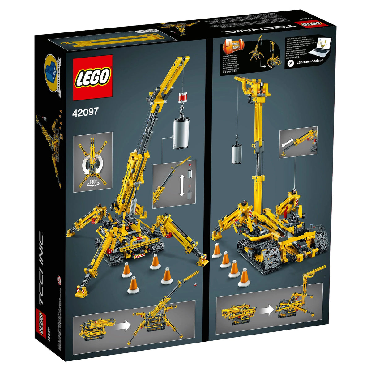 Compact Crawler Crane Construction Model Set (920 Pieces) T31134