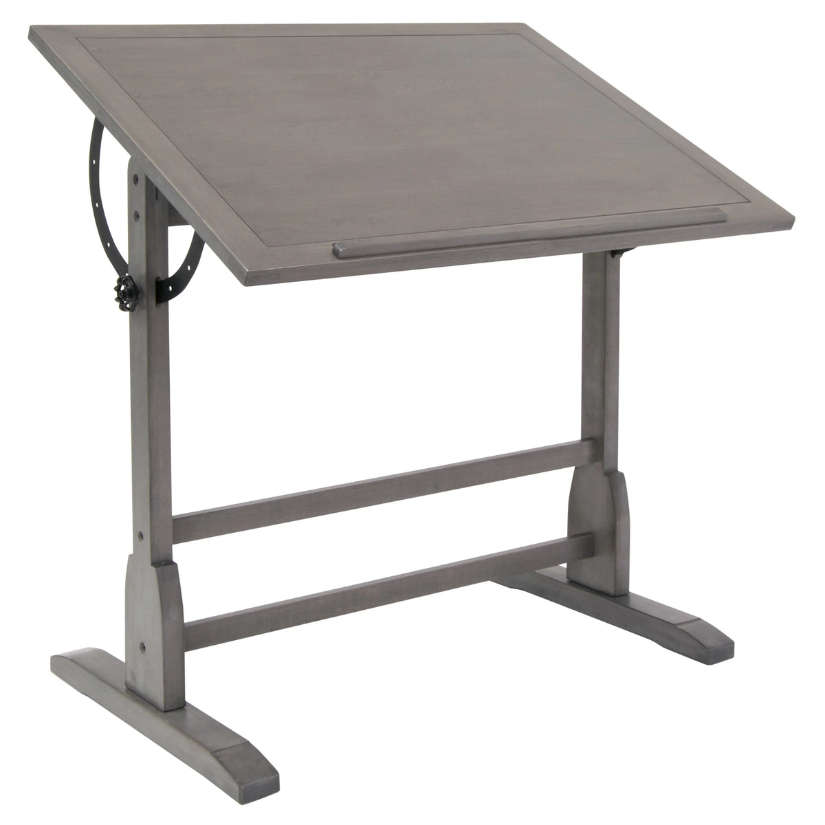 Solid Wood Drawing Drafting Table with 36" x 24" Angle Adjustable Top Q2316