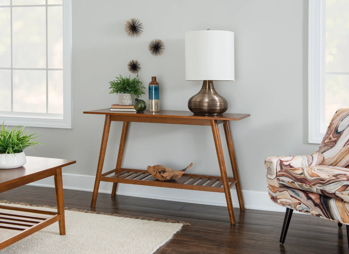 Walnut Console Table V8216