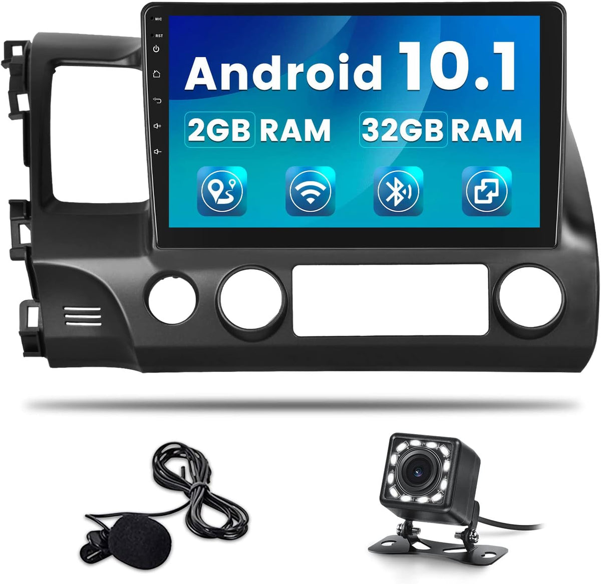 10.1 Inch Touch Screen Car Radio with Navigation Bluetooth A879346
