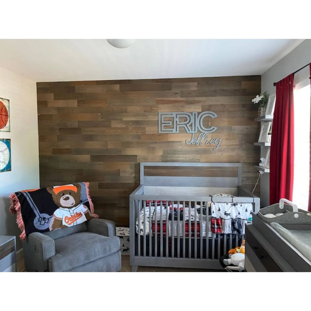 Reclaimed Wooden Wall Planks Peel and Stick 10 Sq. ft R58058