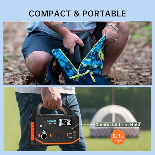 300W 266wh Lithium Portable Power Station with 120V AC Outlet V5405