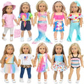 18 Inch Doll Fashion Clothes 10 Sets X602154