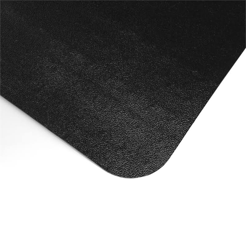 Black Chair Mat with Lip for Low Pile Carpets R26292