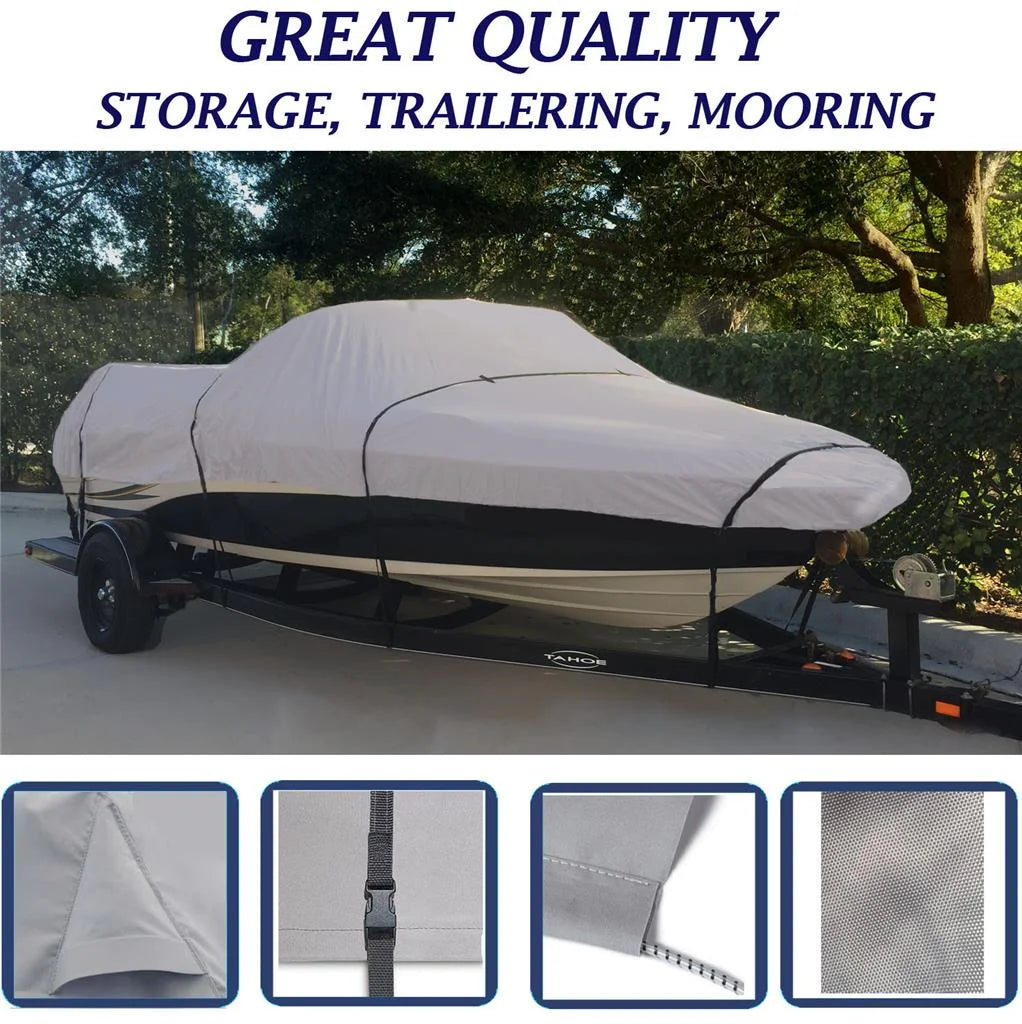Boat Cover for Crestliner Pro Am 1850 Tiller O/B 1997 R922