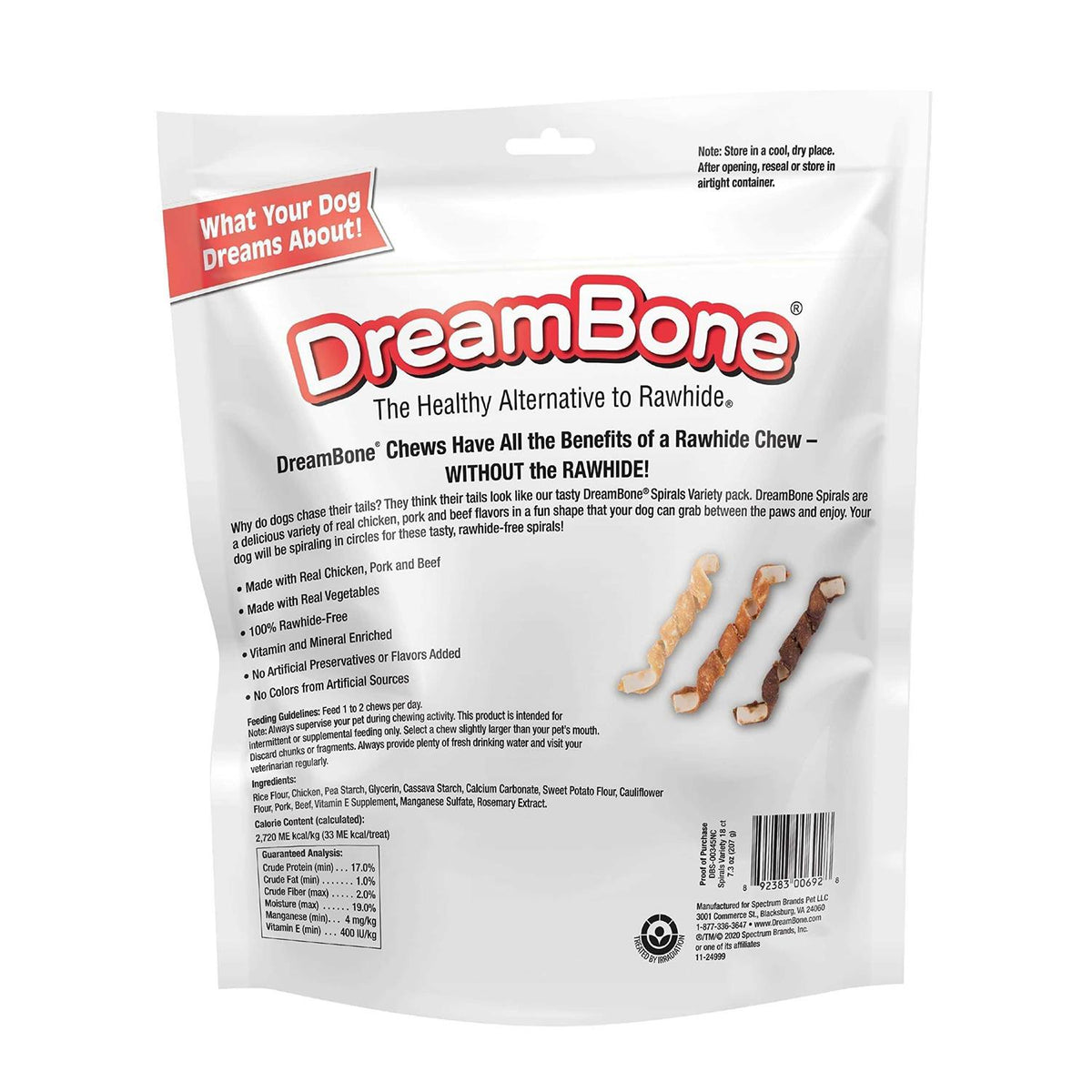 Dog Chews Spirals Variety B9881