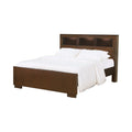 Queen Bed with Storage Headboard Cappuccino Y489