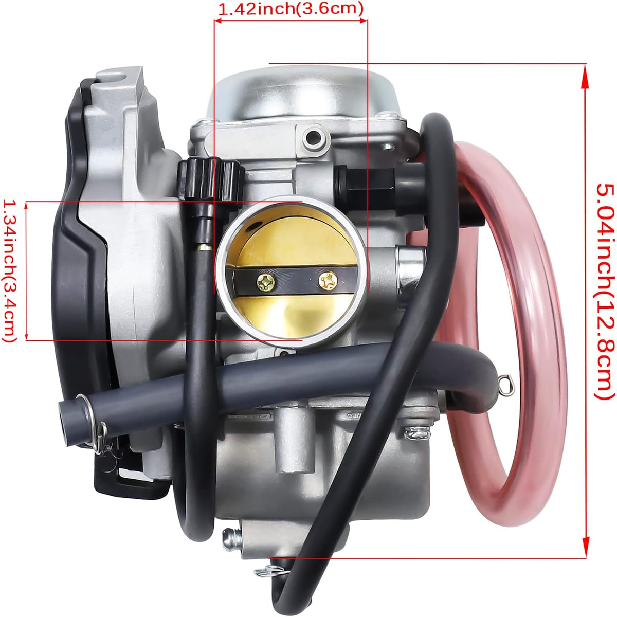 Carburetor Assembly for Arctic Cat 250 300 2x4 4x4 2001-2005 Red Green Pack of 2 Y376