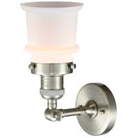 1 Light LED Sconce Brushed Satin Nickel U472