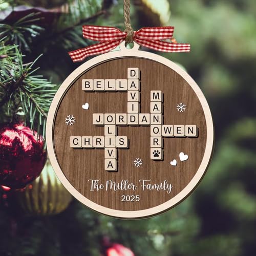 Wooden Christmas Ornament A103182