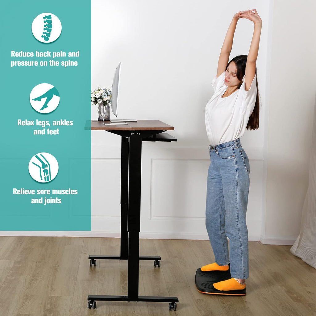 Black Pack of 2 Balance Board Mat U26579