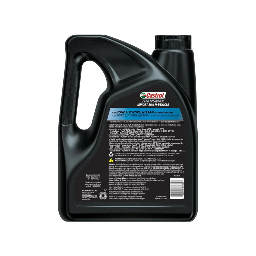 Import Multi-Vehicle Automatic Transmission Fluid 1 Gallon F835377
