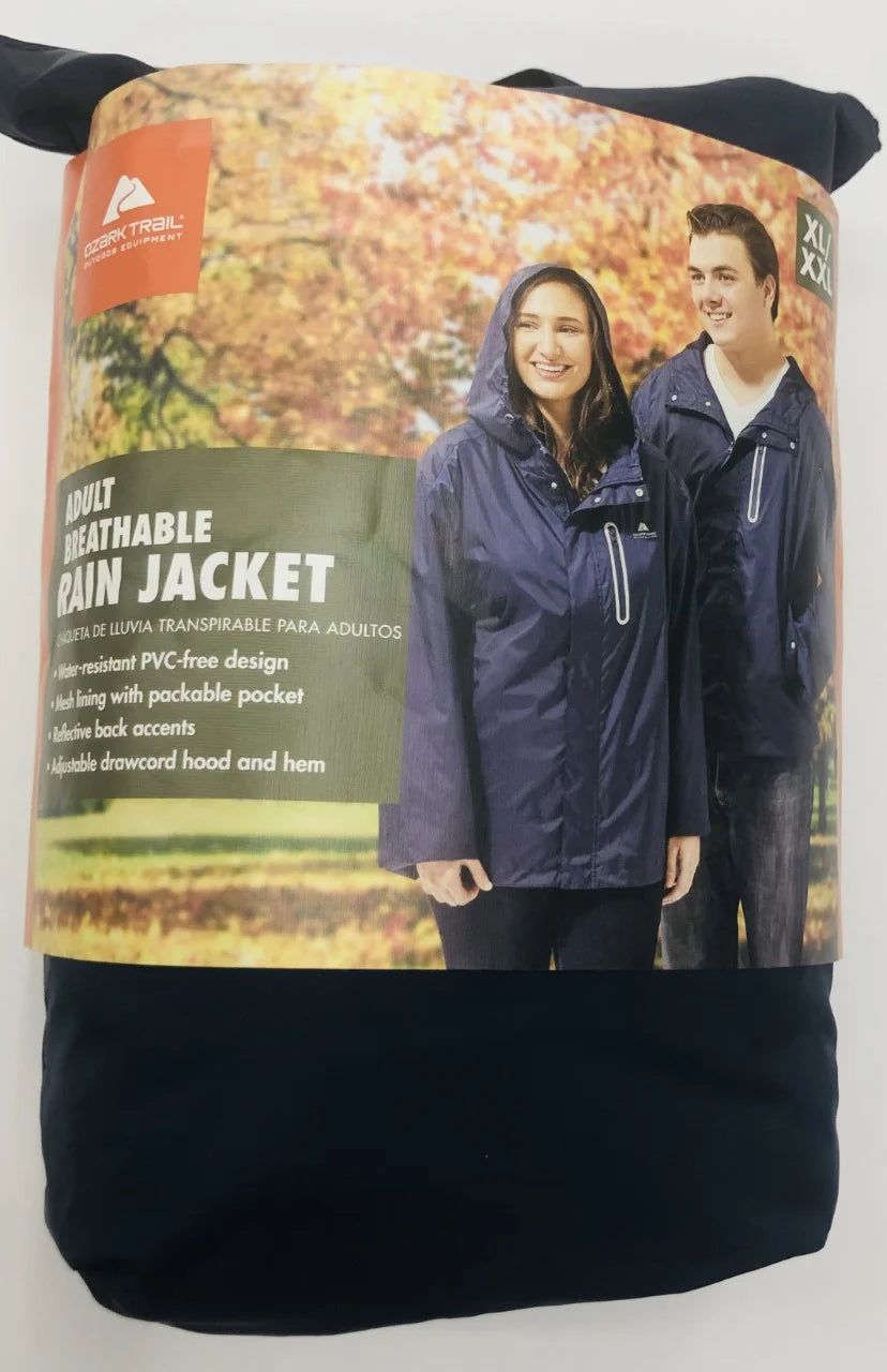 Blue Cove Long Sleeve Rain Jacket U7024