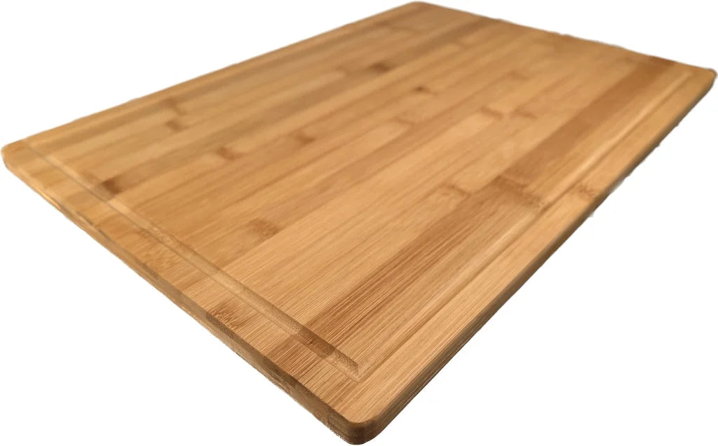 Organic Bamboo Cutting Board with Juice Groove Q51793
