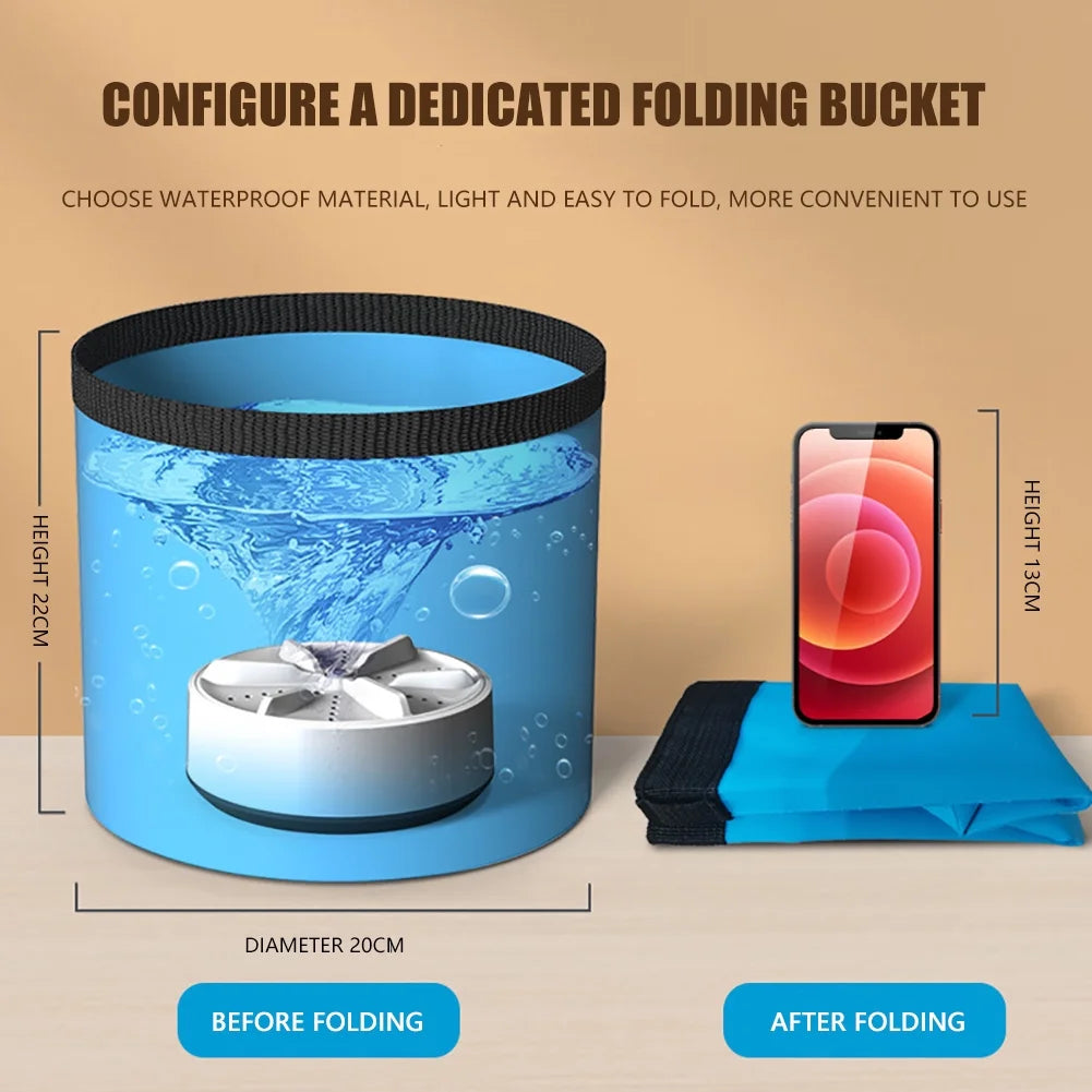 Rechargeable Mini Portable Washing Machine H297