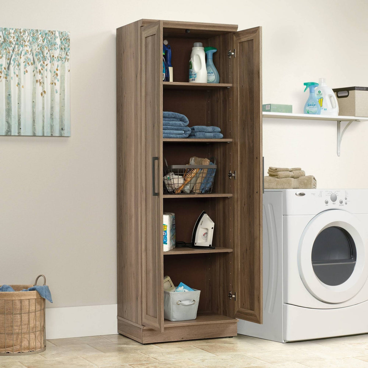 Salt Oak Storage Cabinet K593442