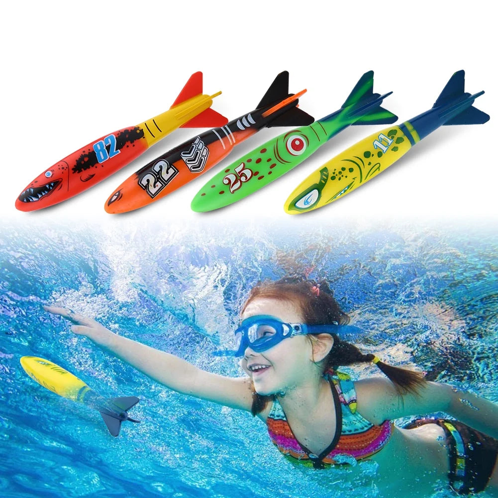 4pcs Swimming Pool Diving Toys F727