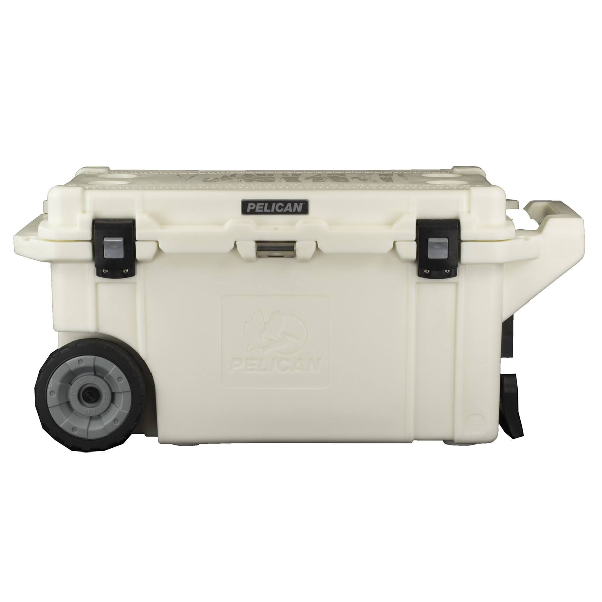 White 80qt Wheeled Cooler C755432