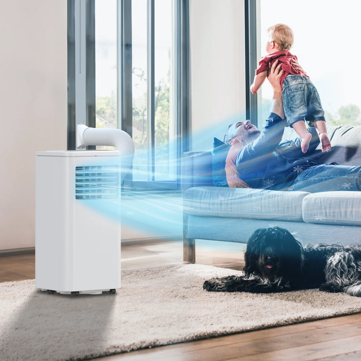 Portable Air Conditioner 8000 BTU White W597074