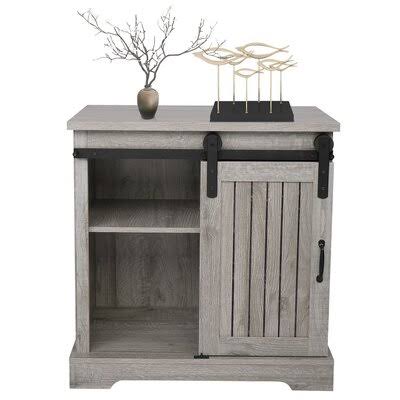 1 Door Accent Cabinet Gray G42948