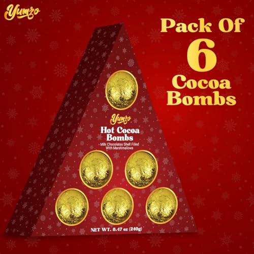 3 Pack Chocolate Bombs with Mini Marshmallows and Cocoa Powder Z858228