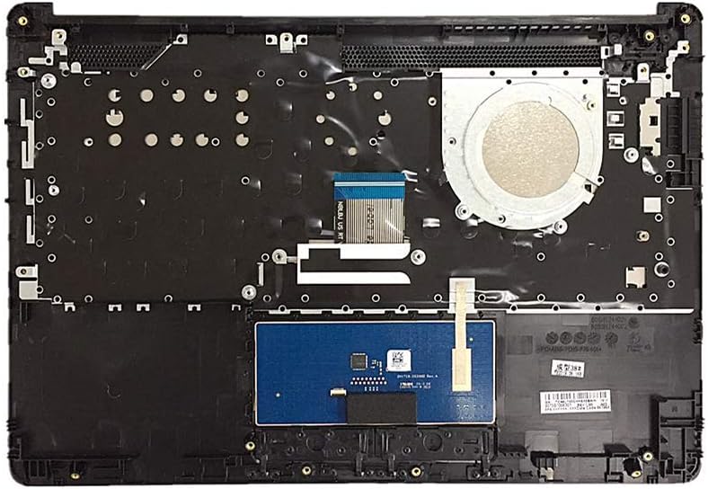 Black Laptop Upper Case Palmrest Keyboard Assembly T821