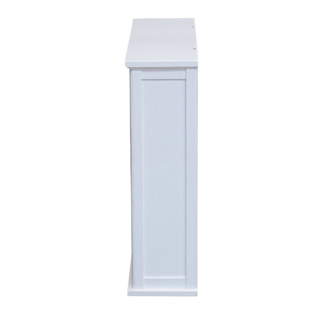 Wall Mounted Bath Storage Cabinet with Glass Cabinet Doors Z443085