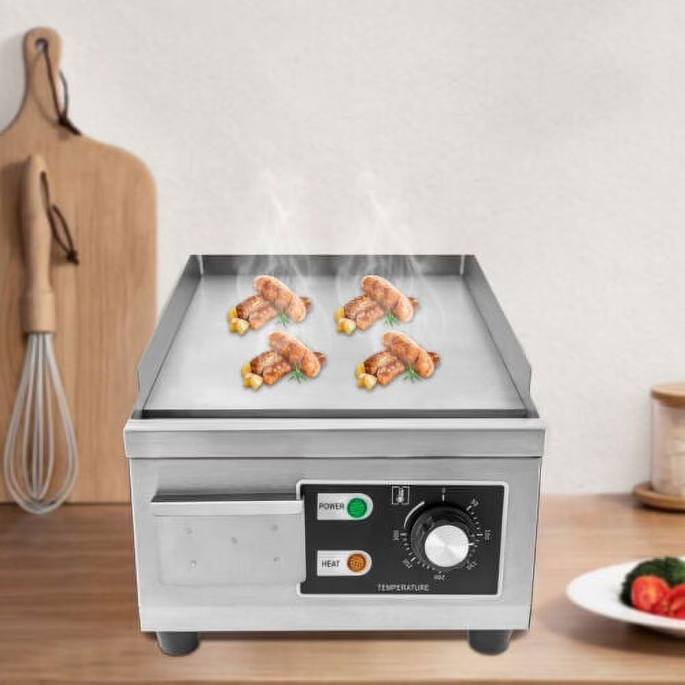 1300W Electric Griddle Flat Top Stainless Steel Q20329