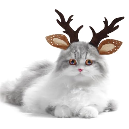 Adjustable Dog Antlers Headband Costume I2695