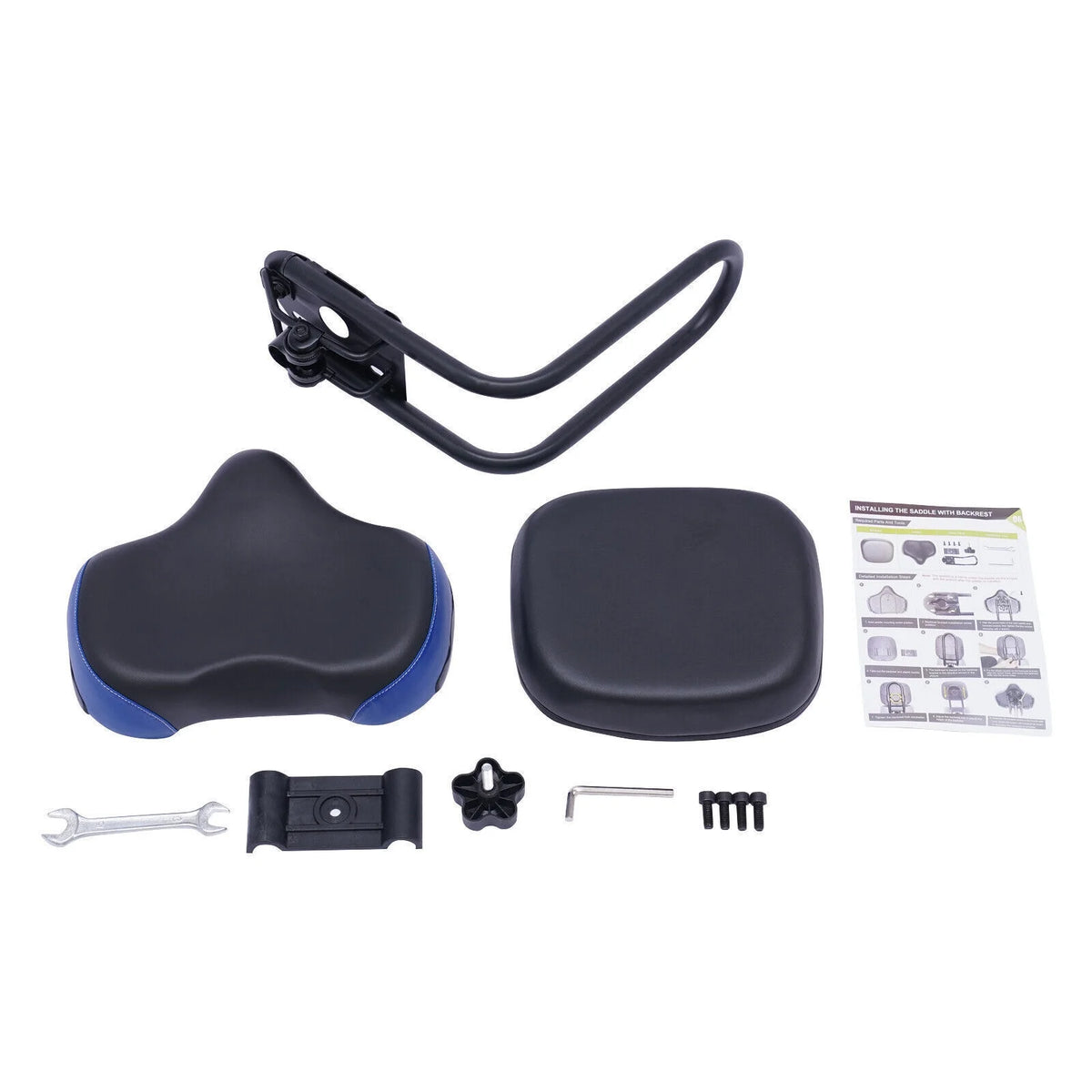 Backrest Saddle Bike Seat with Soft Backrest S25481