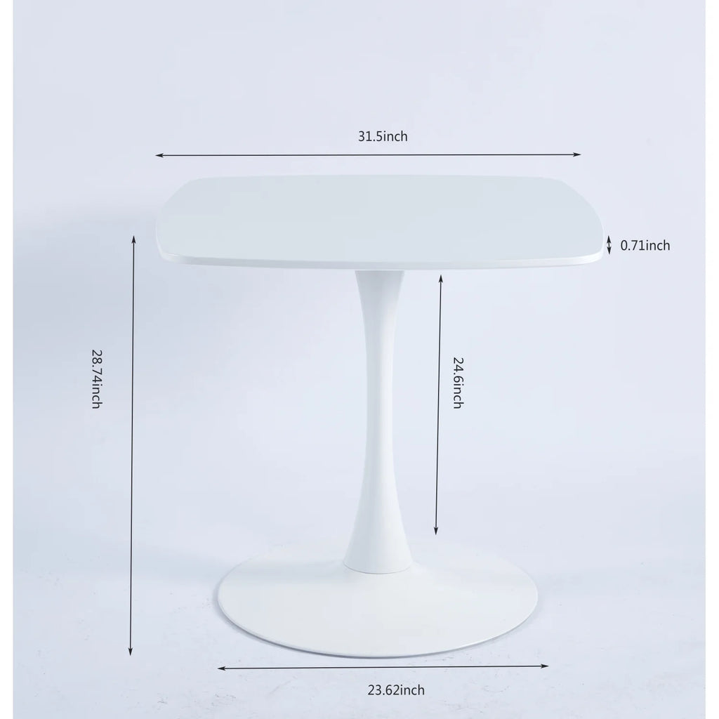 Square 5-Piece Dining Table Set with 4 Chairs E963651