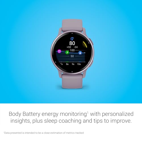 Health and Fitness GPS Smartwatch with AMOLED Display O78270