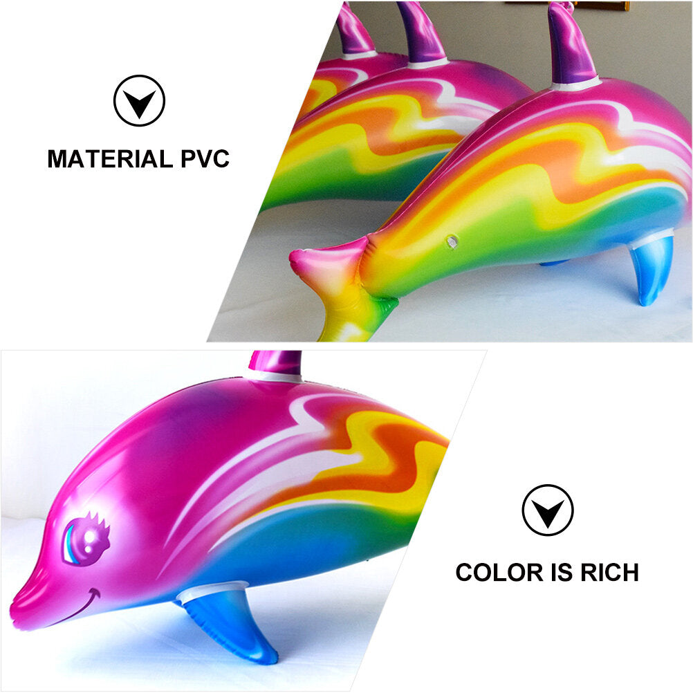 2pcs Big Inflatable Dolphin Toys B864683