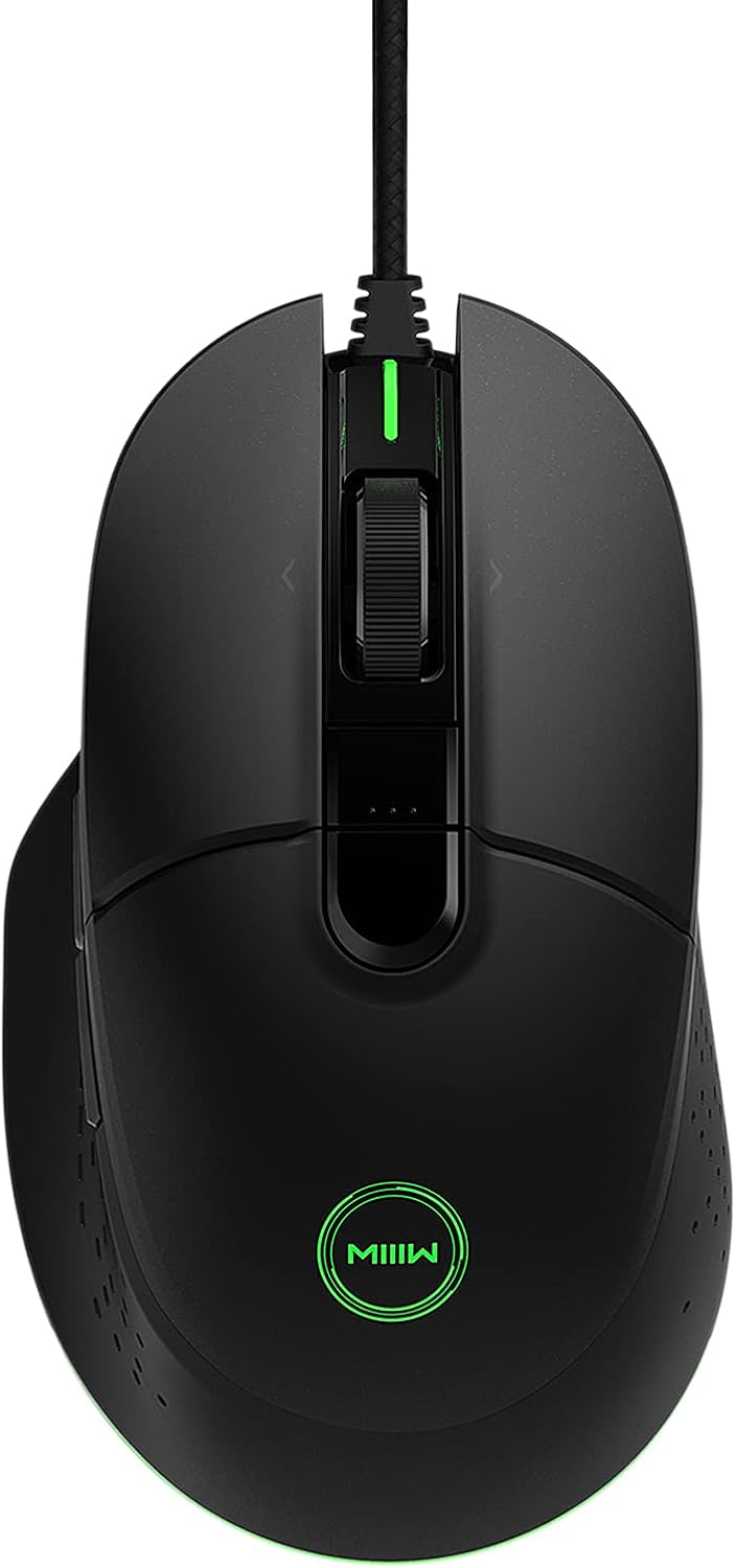 Wired Gaming Mouse with High Precision Optical Sensor, 7200DPI, 8 Programmable Buttons L888268