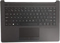 Black Laptop Upper Case Palmrest Keyboard Assembly T821