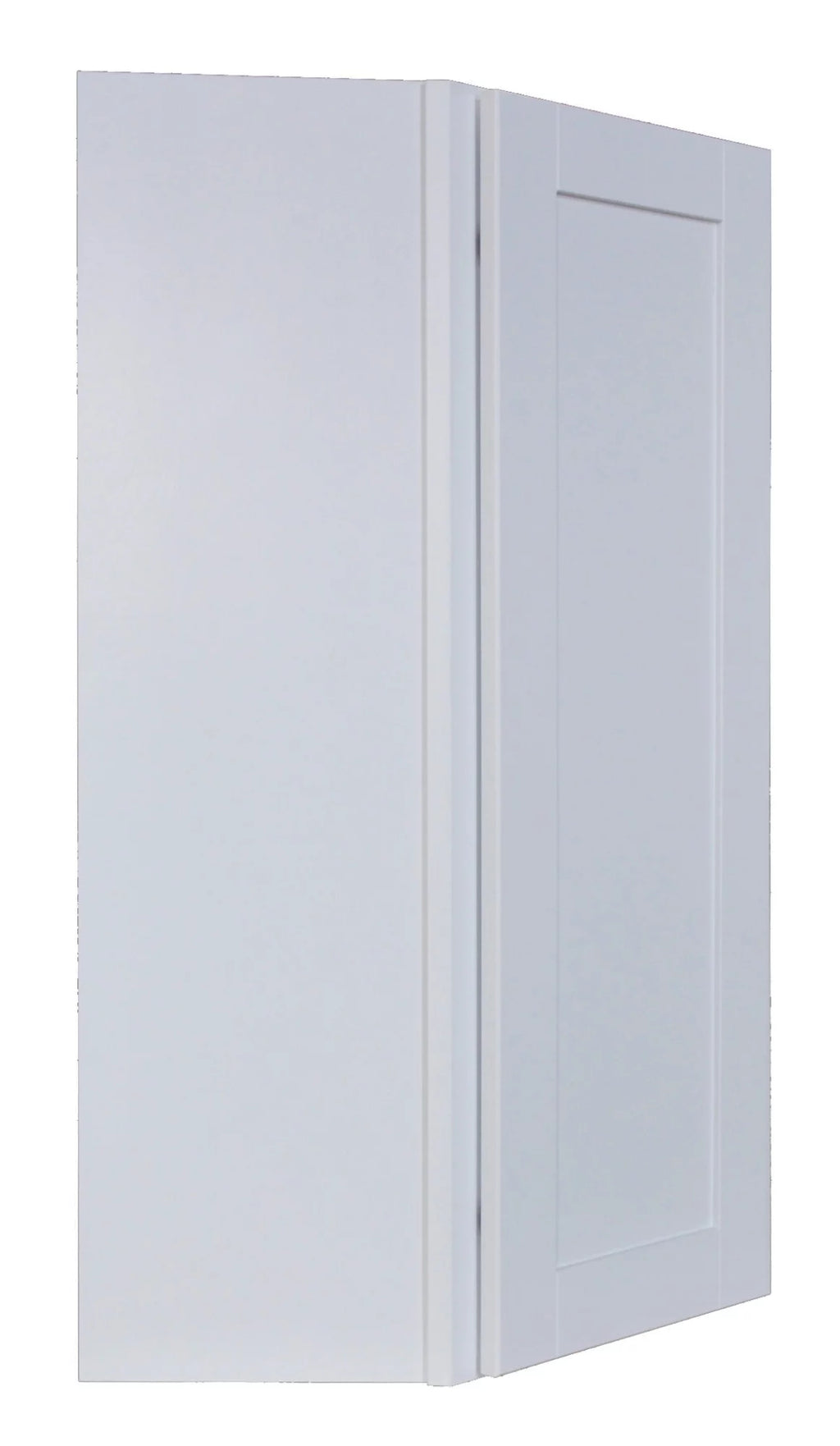 White 24" x 42" Diagonal Corner Wall Cabinet L84928