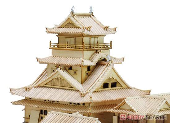 1/150 Kochi Castle Wooden Model Assembly Kit M908