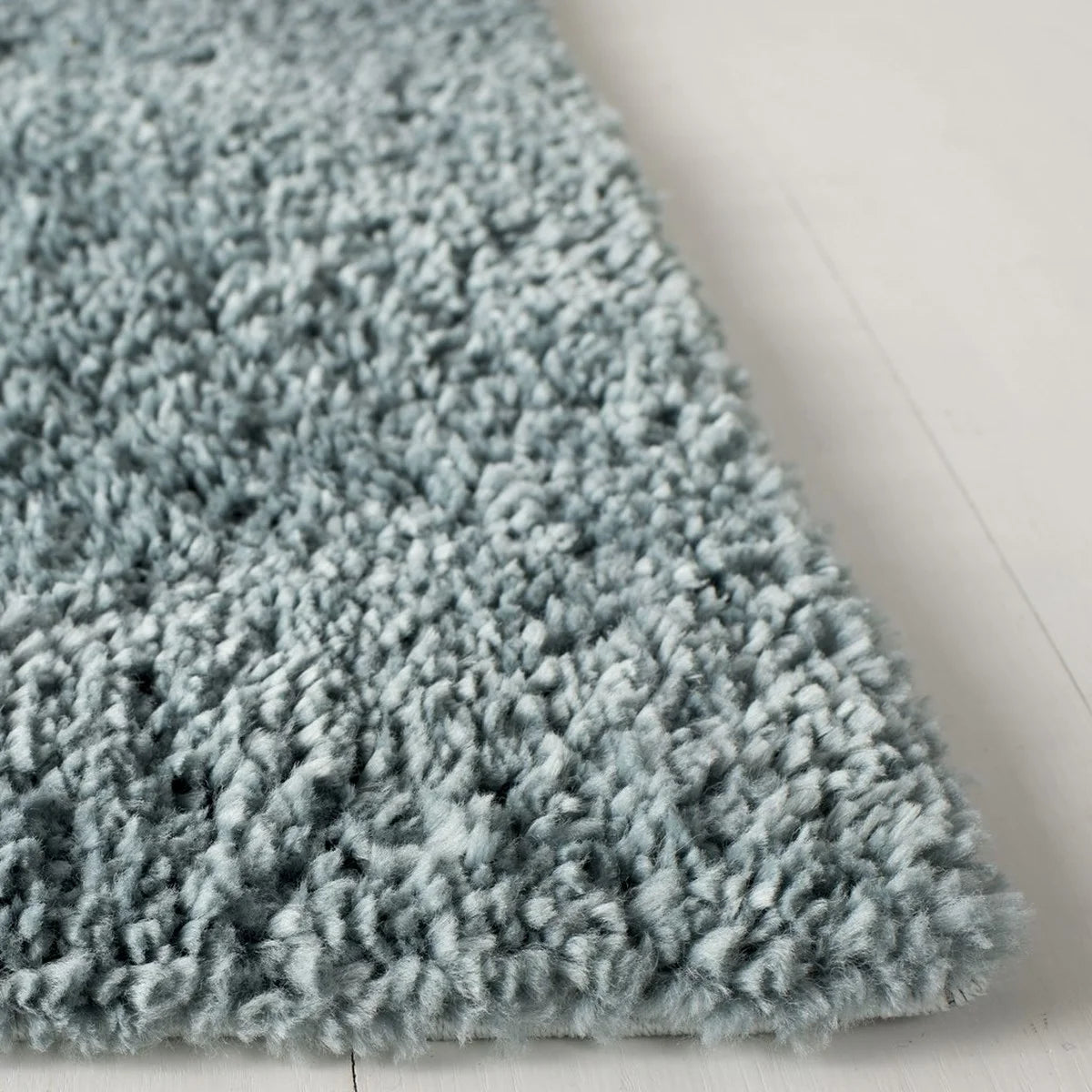 Aqua Plush Shag Area Rug, 12' x 15' V148663