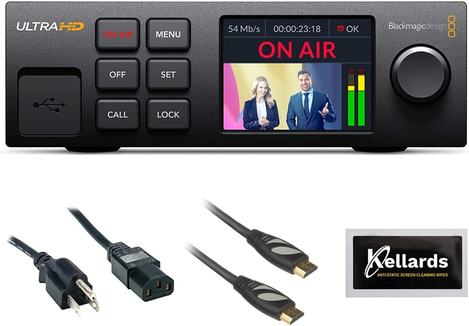 Web Presenter 4K Bundle with Power Cord, HDMI Cable, and Screen Cleaning Wipes (5-Pack) G705687