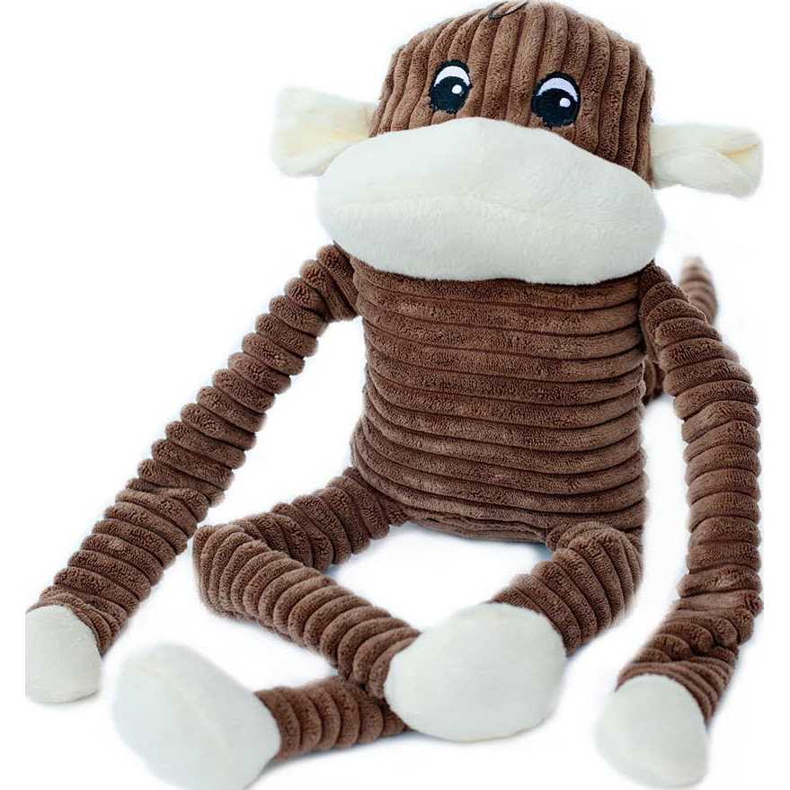 Crinkle Monkey Dog Toy J4910