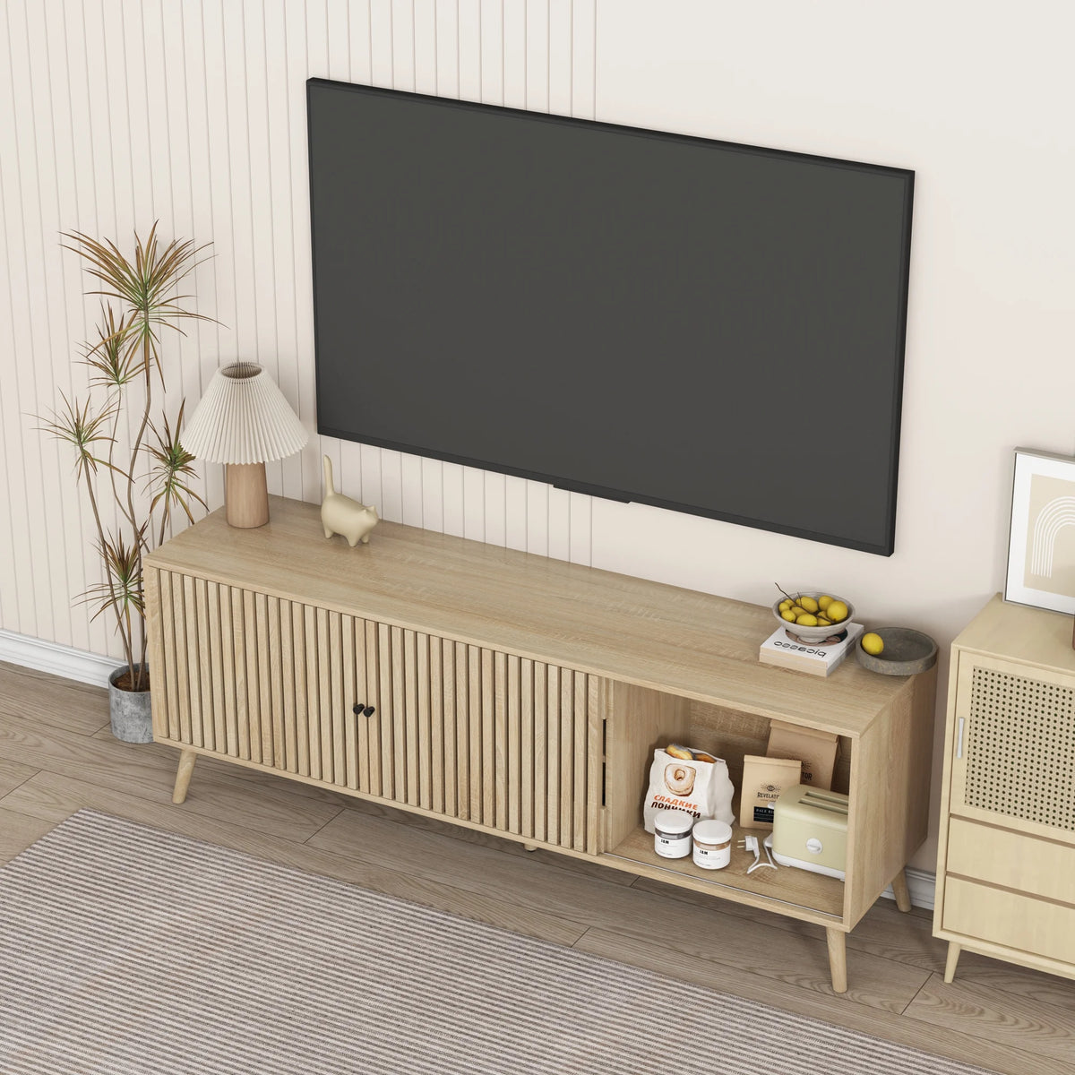 Wood TV Stand up to 70 M878