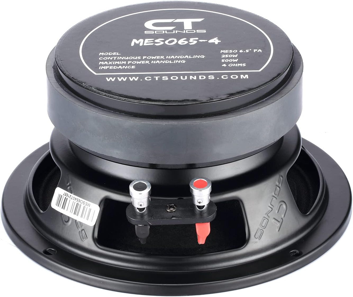6.5” Pro Audio Midrange Loudspeaker, 250 Watts RMS, Pack of 2 F40675