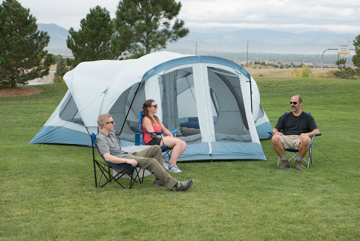 14-Person 18 ft. x 18 ft. Family Tent with 3 Doors S76677