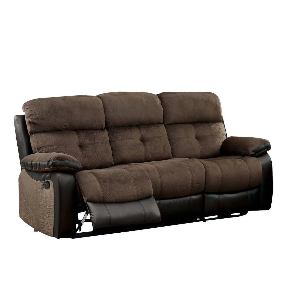 Faux Leather Reclining Sofa Y18475