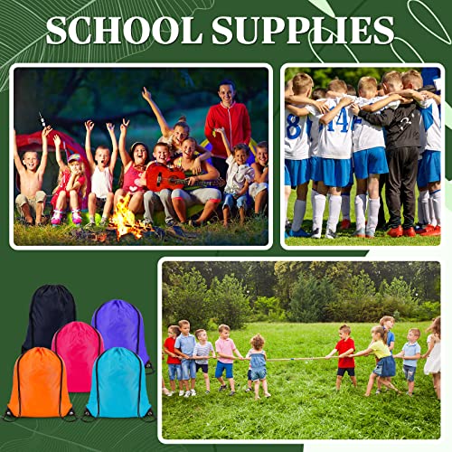 200 Pcs Nylon Drawstring Bags T929089