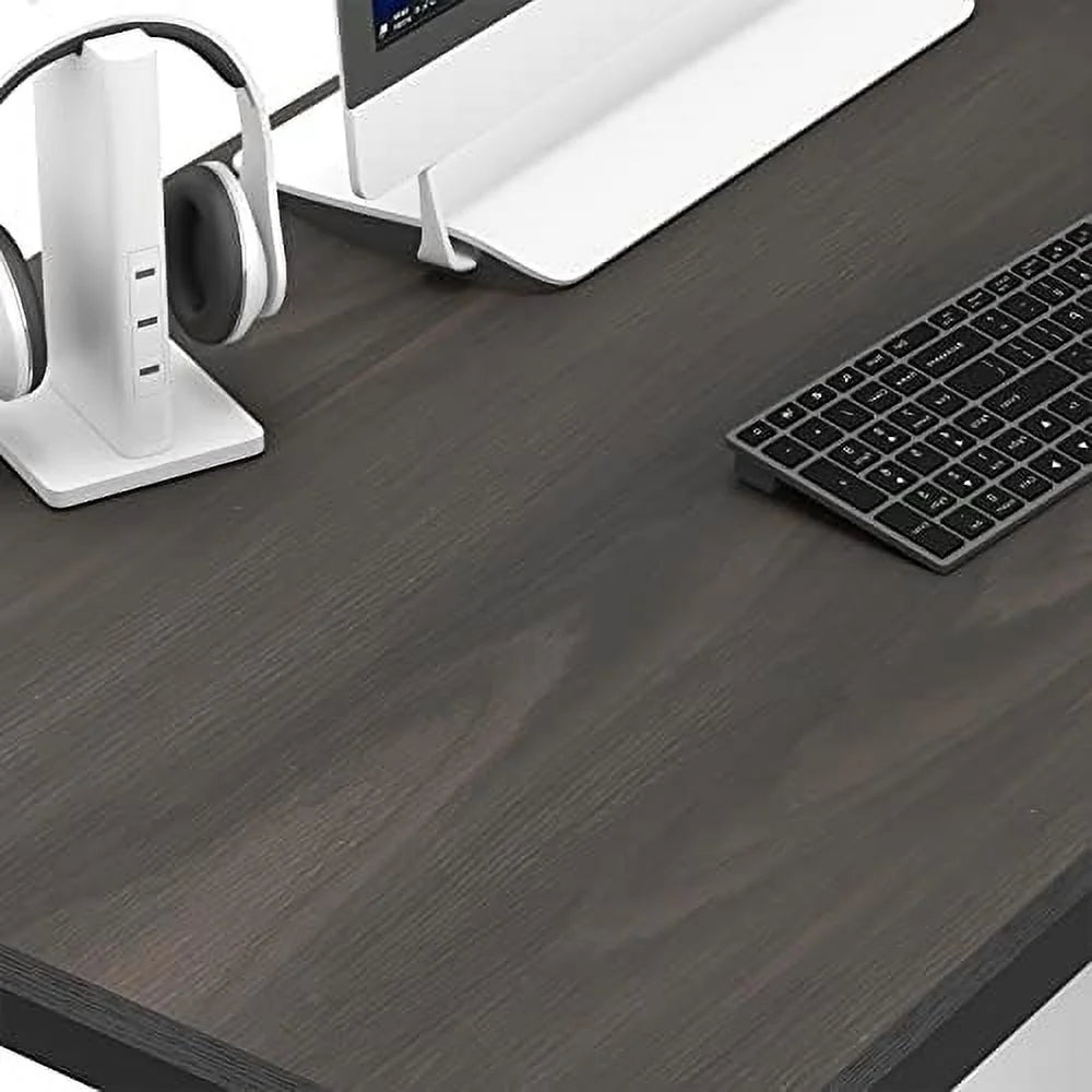 L Shaped Desk 55 inch with Shelves I23931