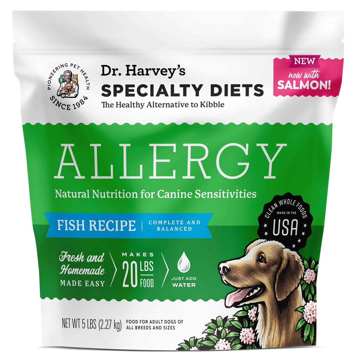 Salmon Recipe Human Grade Dog Food T8274