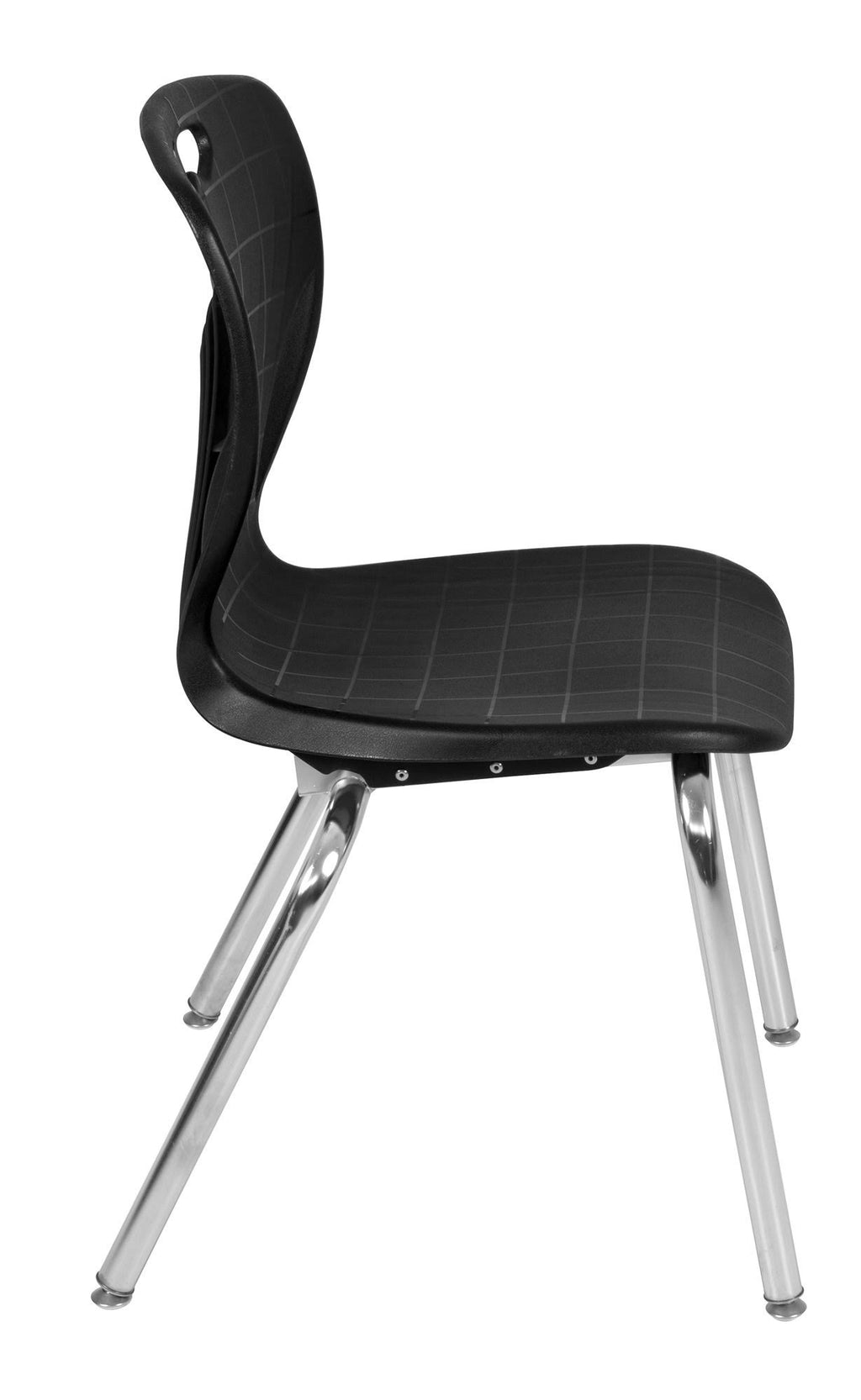Height Adjustable Classroom Table with 2 Stack Chairs A76322